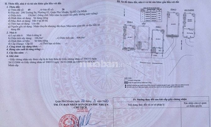 TÔI CẦN BÁN 17-19 PHAN XÍCH LONG, P.CẦU KIỆU HẦM 6 TẦNG NGANG 7M×14M