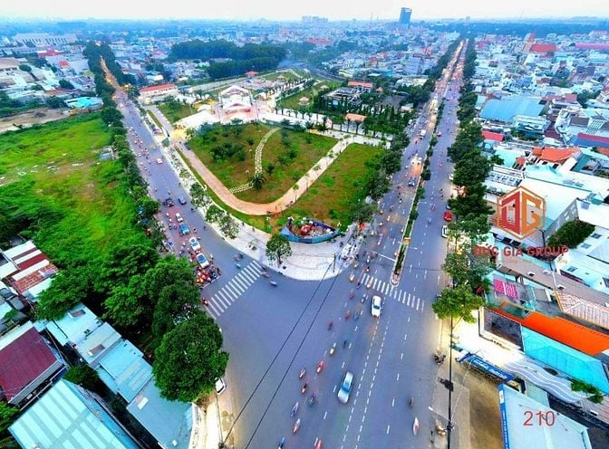 155 TỶ- 6725m2 Đất mặt tiền đường Dương Tử Giang dòng tiền 6 tỷ/năm