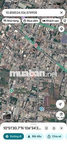 Đất thổ cư mặt tiền đường Xuân Thới Thượng 27 nhựa Quy hoạch 30m