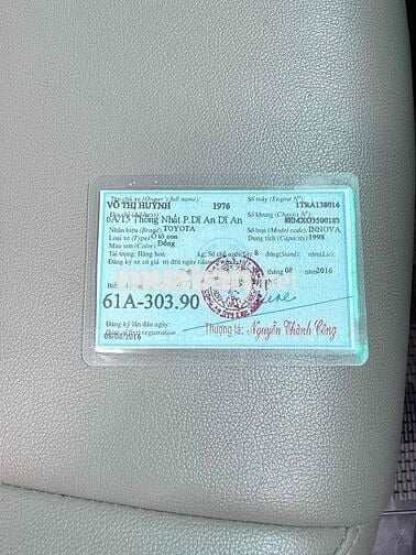 Toyota Innova 2.0G Số tự động ngay chủ ký giấy