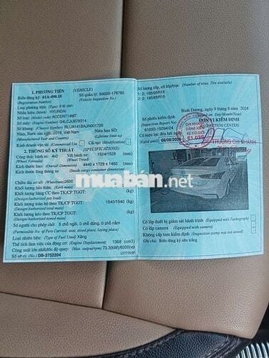 Hyundai Accent 2018 MT Trắng 307000 km