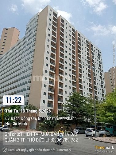 BÁN CĂN HỘ CHUNG CƯ LÔ R6 BINH KHÁNH Q,2.GIÁ 3 TỶ 900TR