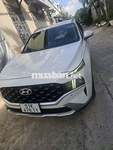 Hyundai Santa Fe 2022 Dầu 78000 km Trắng