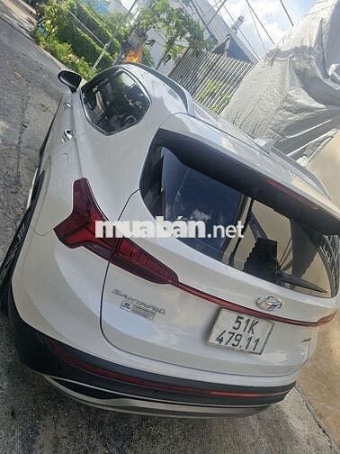 Hyundai Santa Fe 2022 Dầu 78000 km Trắng