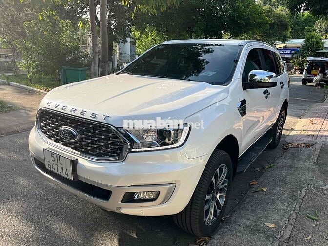 Ford Everest 2022 Trắng 35.000 km Thái Lan