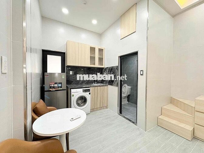 Cho thuê căn hộ có gác máy giặt riêng full NT cầu Nguyễn Văn Cừ quận 8