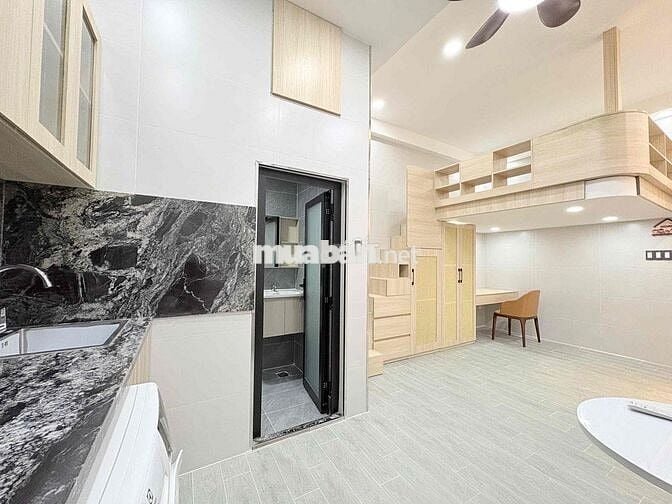 Cho thuê căn hộ có gác máy giặt riêng full NT cầu Nguyễn Văn Cừ quận 8