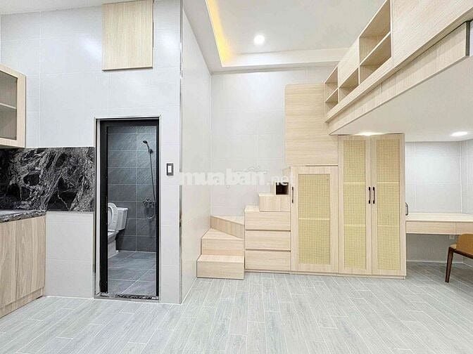 Cho thuê căn hộ có gác máy giặt riêng full NT cầu Nguyễn Văn Cừ quận 8