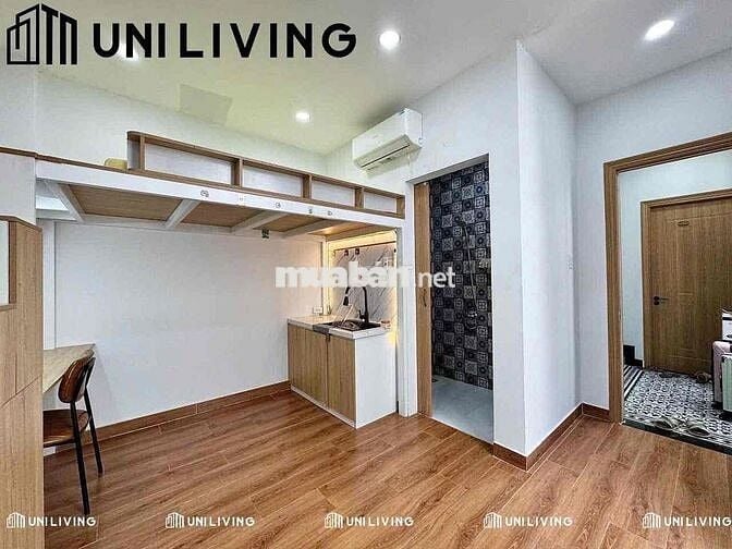 phòng duplex rộng 30m2 ở được 3-4 người full nội thất hiện đại
