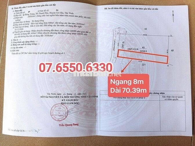 ĐẤT ĐẸP - ĐẦU TƯ SINH LỜI - XÂY KHU TRỌ - Chính Chủ