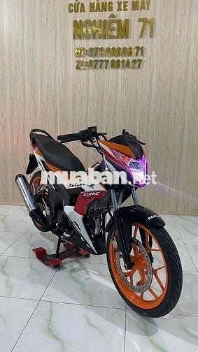 Honda Sonic Repsol 2019 Đen Cam Trắng