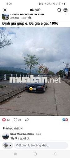 Honda Accord 1996 Số sàn Đen