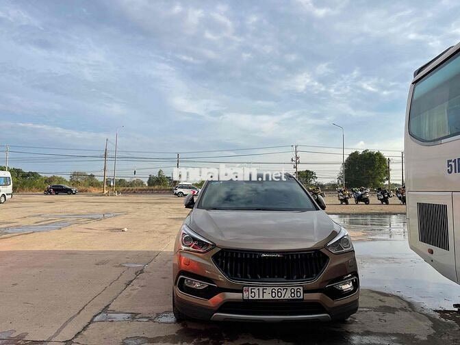 Hyundai SantaFe 2017 máy dầu Full Option đẹp chất