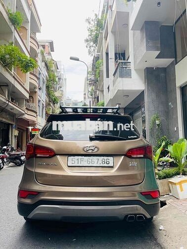 Hyundai SantaFe 2017 máy dầu Full Option đẹp chất