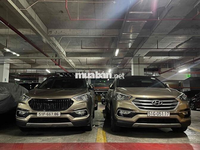 Hyundai SantaFe 2017 máy dầu Full Option đẹp chất