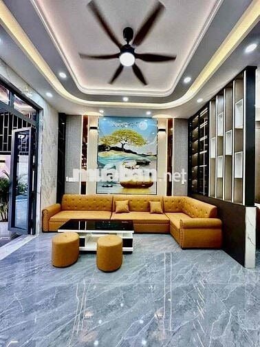 Cho Thuê Nhà DT 5x20 1Trệt 4Lầu 5Pn 6Wc Sân Ôtô Xe Tải Gần Điện lực