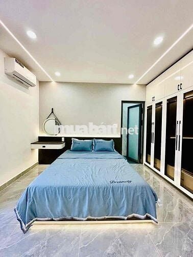 Cho Thuê Nhà DT 5x20 1Trệt 4Lầu 5Pn 6Wc Sân Ôtô Xe Tải Gần Điện lực