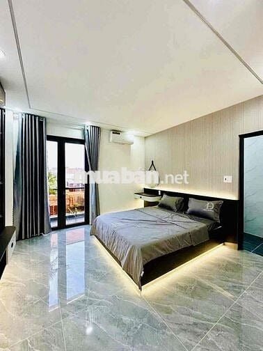 Cho Thuê Nhà DT 5x20 1Trệt 4Lầu 5Pn 6Wc Sân Ôtô Xe Tải Gần Điện lực