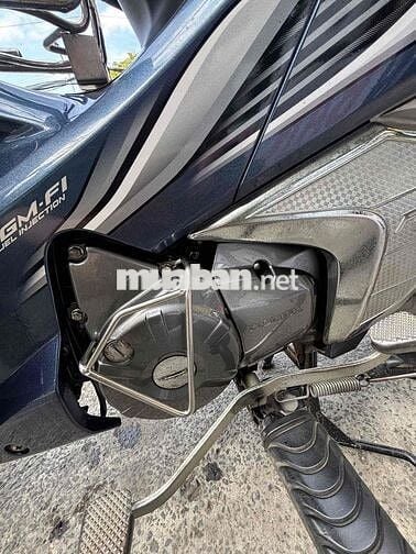 Honda Future Phun xăng điện tử Xám xanh