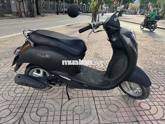 SYM Elite 50 2022 Đen sần