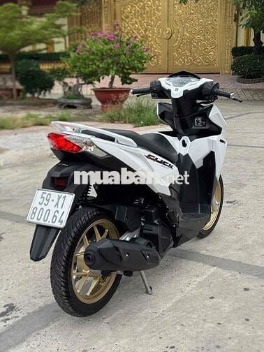 Honda Click 2012 màu trắng Vàng đen sieu ken 98 %