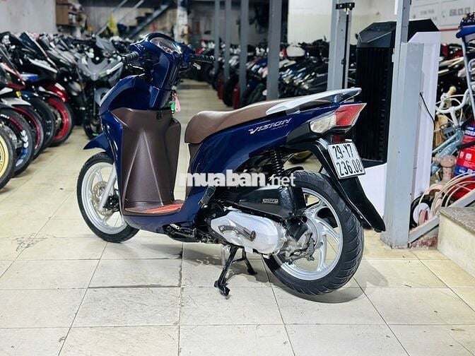XE MÁY THỊNH PHÁT-HONDA VISION 2018 XANH THAN ZIN