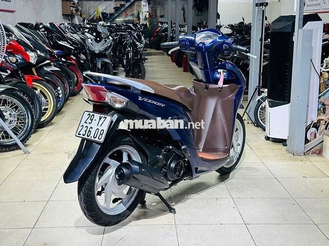 XE MÁY THỊNH PHÁT-HONDA VISION 2018 XANH THAN ZIN