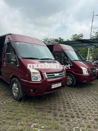 Ford Transit Luxury 2017 Đỏ 70000-80000 km