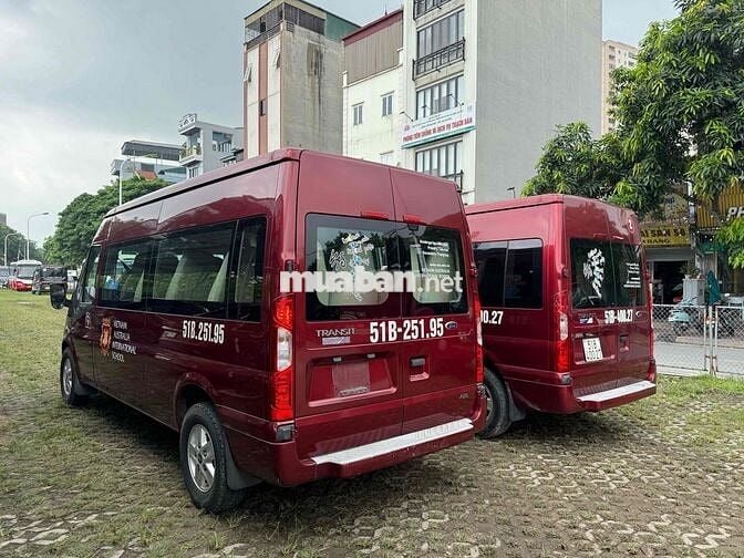 Ford Transit Luxury 2017 Đỏ 70000-80000 km