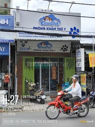 139tr trên m2 còn bớt- mặt tiền 410 An Dương Vương, hh 3%