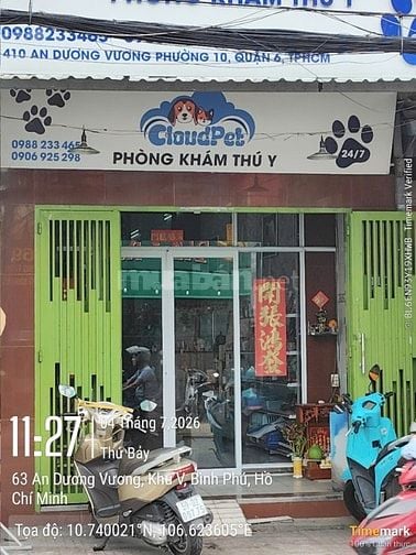 139tr trên m2 còn bớt- mặt tiền 410 An Dương Vương, hh 3%