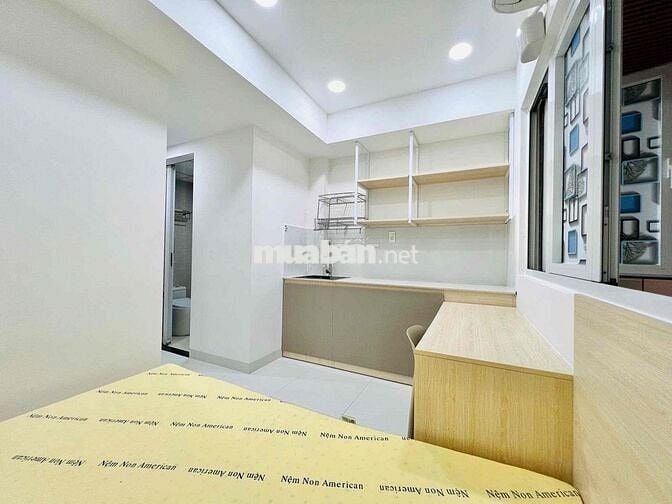CĂN HỘ STUDIO FULL NỘI THẤT THIẾT KẾ XINH - CỬA SỔ - GẦN ĐẠI HỌC MỞ
