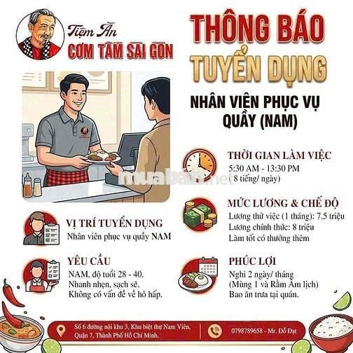 Nhà Hàng Tiệm Ăn Cơm Tấm Sài Gòn Tuyển