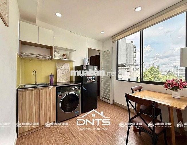 Căn Hộ 1PN 45m2 Balcony Lớn View Sông Máy Giặt Riêng Gần Cầu Công Lý