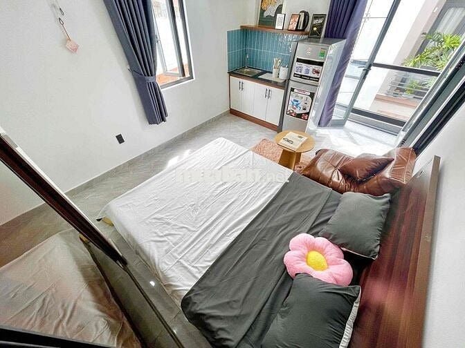 Studio Ban Công Full Nội Thất Mới