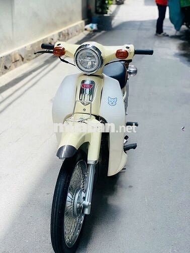 Honda Cub 50cc Vàng Kem Học Sinh Đi Học 