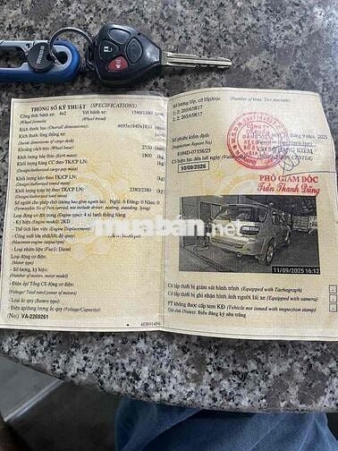 Toyota Fortuner 2010 Số sàn Bạc 184.115 km