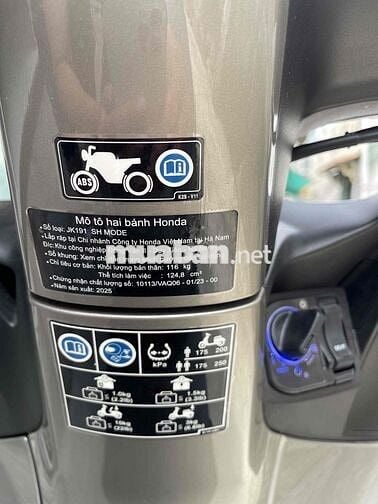 SH Mode 2025  cbs mới đi 300 km như mới bstp