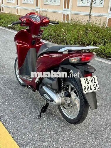 Honda Vision 2021 Vành 8 nan Đỏ