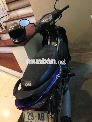 SYM Elegant 50 CC 2021 Xanh trắng 6700 km