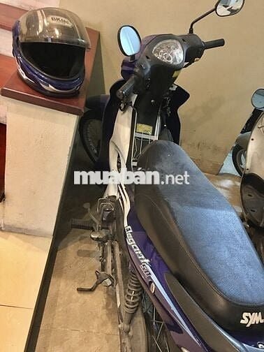 SYM Elegant 50 CC 2021 Xanh trắng 6700 km
