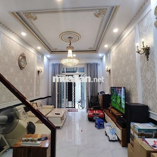 Cho Thuê Nhà Hẻm Xe Hơi Khu Dân Cư 60m2 4 Tầng Ngay Chợ Hiệp Bình