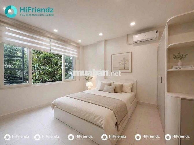 Căn Hộ Dịch Vụ Cao Cấp - Studio Cửa sổ trời full nội thất - Máy giặt