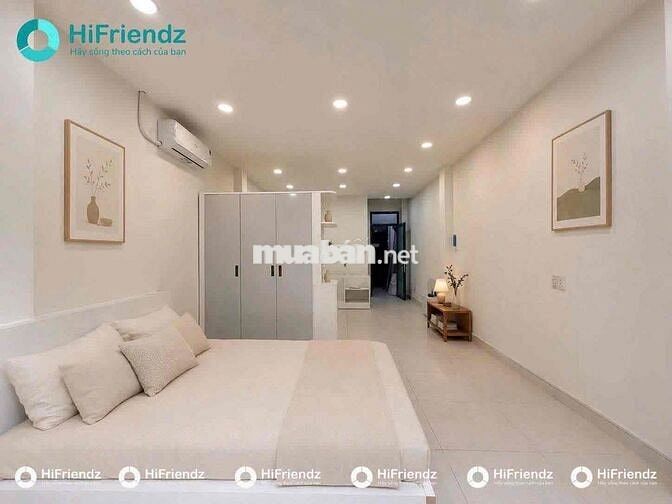 Căn Hộ Dịch Vụ Cao Cấp - Studio Cửa sổ trời full nội thất - Máy giặt