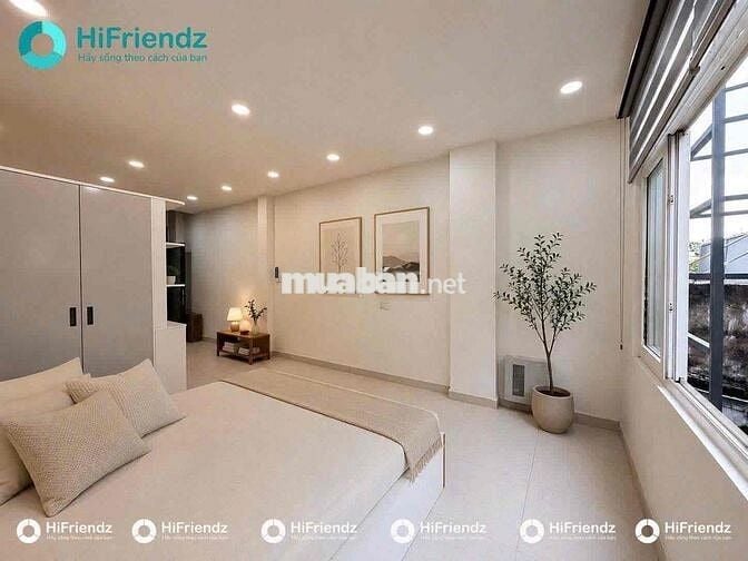 Căn Hộ Dịch Vụ Cao Cấp - Studio Cửa sổ trời full nội thất - Máy giặt