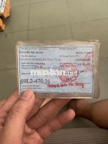 Honda Air Blade 2017 Đen đỏ