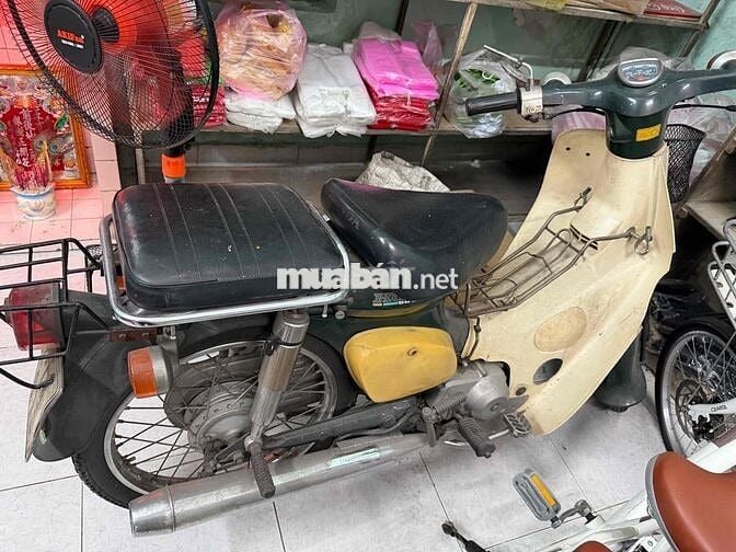 Honda cổ 50STD 1996 Xanh rêu, Kem