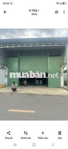 CHO THUÊ KHO,XƯỞNG 8X25M GIÁ 16TR/T, Đ LÊ TRỌNG TẤN 