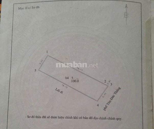 SIÊU PHẨM căn góc vị trí đắc địa MP Tôn Đức Thắng vỉa hè kd