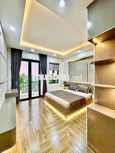 Nhà Phố Khu Liền Kề Thạnh Xuân (4x25m) 4PN 5WC Xe Hơi Vô Nhà 16tr